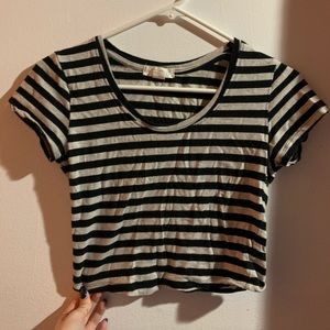 Striped crop top